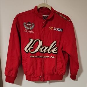 Red NASCAR Jean Jacket
